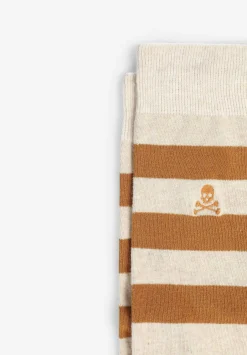 Scalpers Socks<Striped Skull Socks