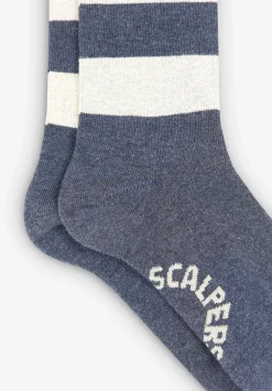 Scalpers Socks<Striped Skull Socks
