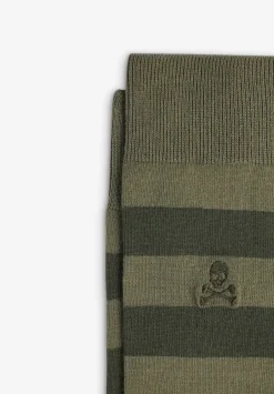Scalpers Socks<Striped Skull Socks