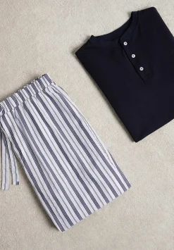 Scalpers Pajamas<Striped Trouser Detail Pajamas