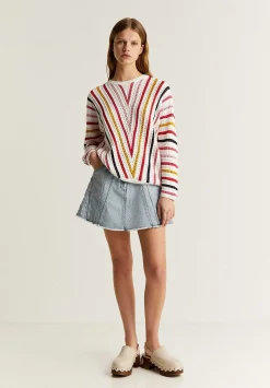 Scalpers Spot<Structured Knitted Sweater