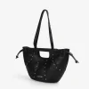 Scalpers Fur<Studded Shoulder Leather Bag