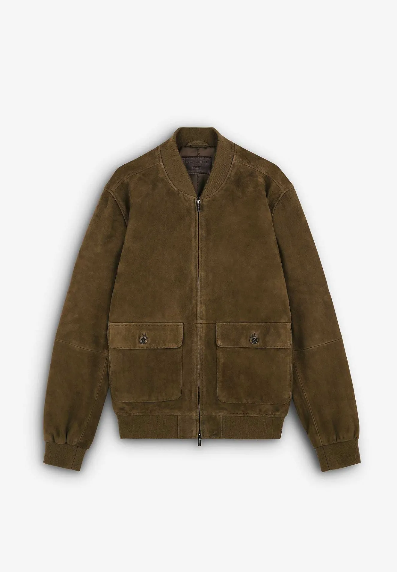 Scalpers Jackets And Jackets<Suede Bomber Jacket