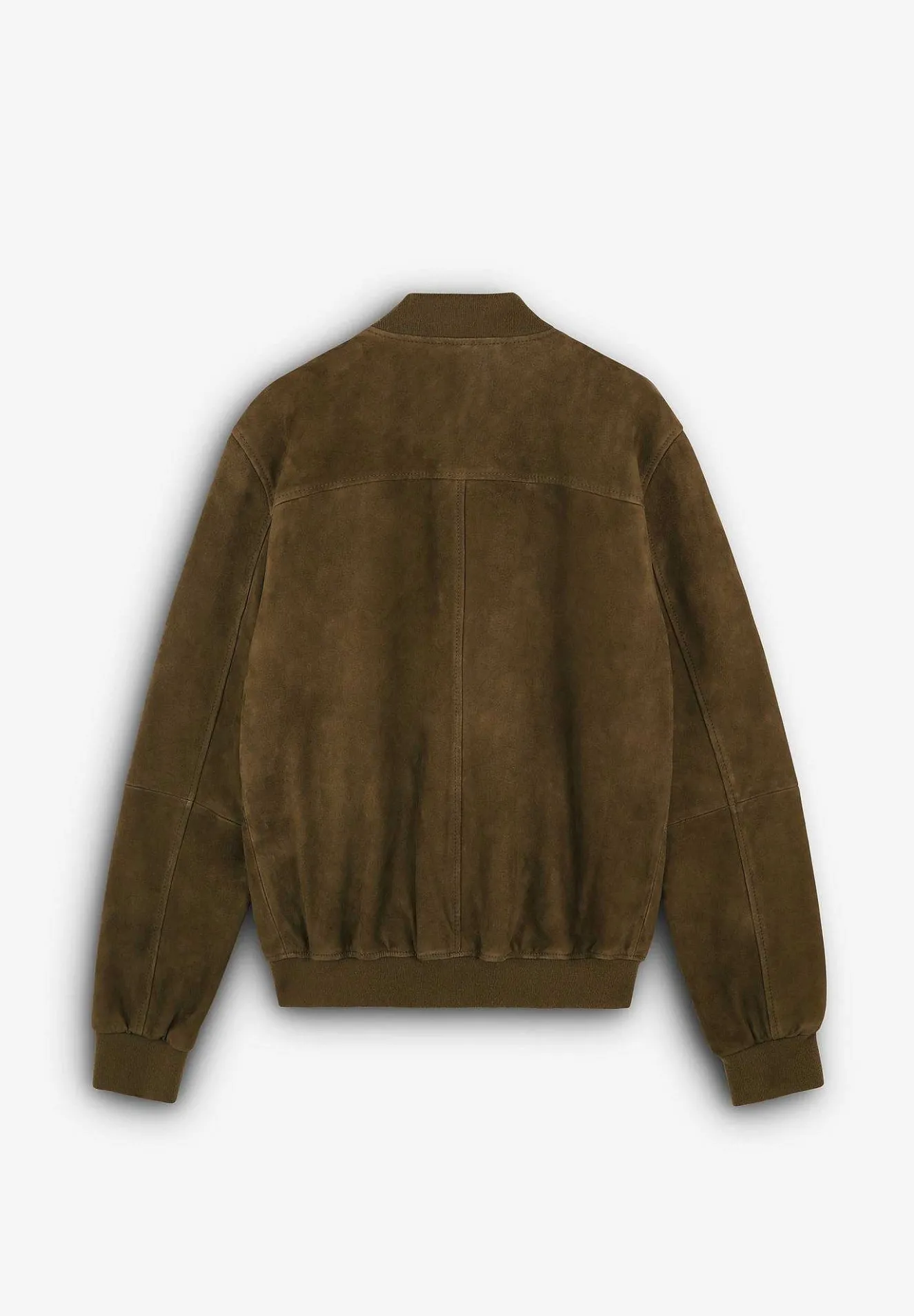 Scalpers Jackets And Jackets<Suede Bomber Jacket