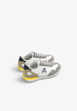 Scalpers Footwear<Suede Skull Sneakers