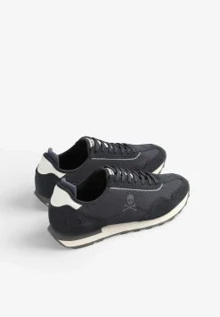 Scalpers Sneakers<Suede Skull Sneakers