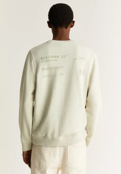 Scalpers Sweatshirts<Sweatshirt With Chest Patch Detail