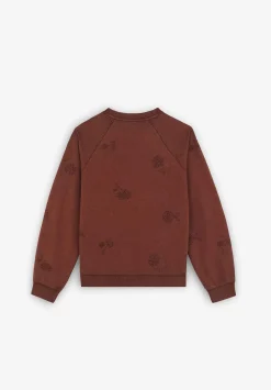 Scalpers Sweatshirts<Sweatshirt With Flower Stitching Detail
