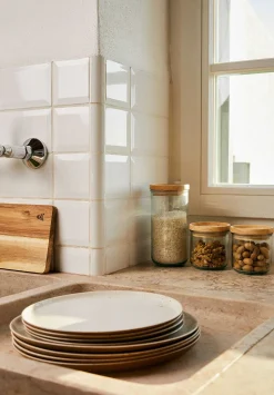 Scalpers Storage And Utensils<Tall Wooden Storage Jar