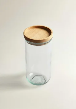 Scalpers Storage And Utensils<Tall Wooden Storage Jar