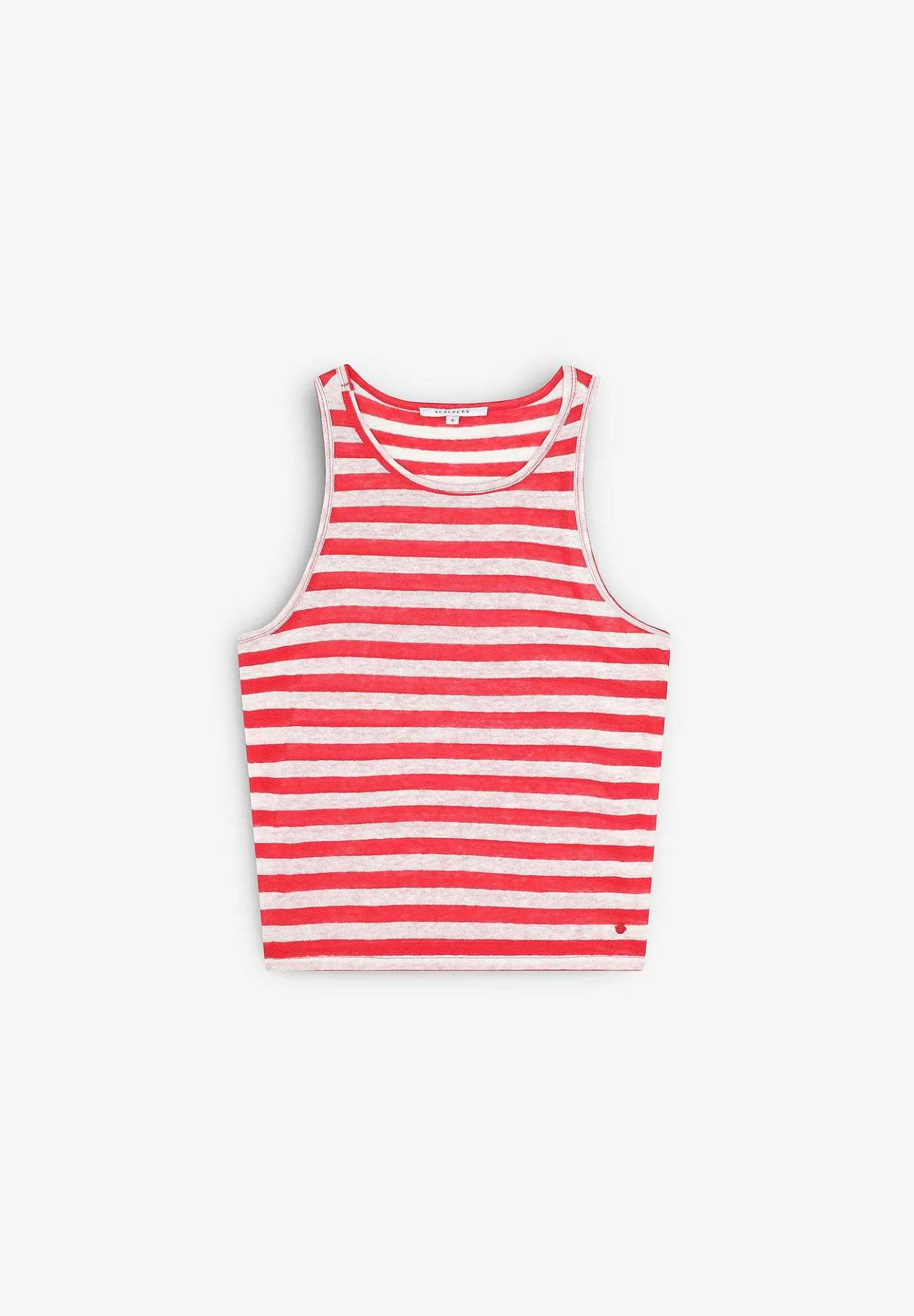 Scalpers T-Shirts And Tops<Tank Linen Tee