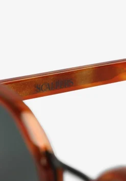 Scalpers Glasses<Thin Oval Sunglasses