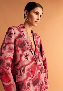 Scalpers Blazers And Vests<Tie Dye Linen Blazer