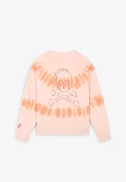 Scalpers Sweatshirts<Tie Dye Skull Contrast Sweatshirt