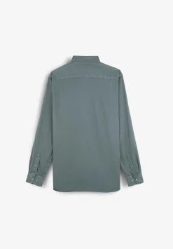 Scalpers Casual<Tone Embroidered Skull Shirt