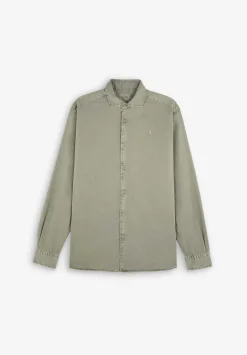 Scalpers Casual<Tone Embroidered Skull Shirt