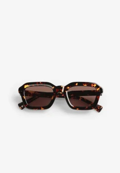 Scalpers Glasses<Tortoiseshell Effect Paste Square Sunglasses