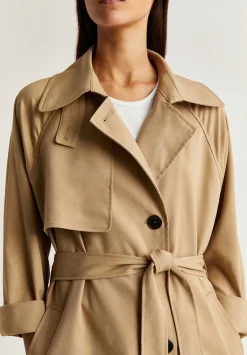 Scalpers Jackets And Trench<Trench With Side Opening Detail