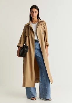 Scalpers Jackets And Trench<Trench With Side Opening Detail