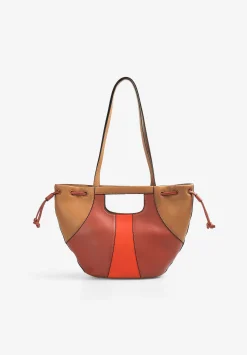 Scalpers Fur<Tricolor Leather Shoulder Bag