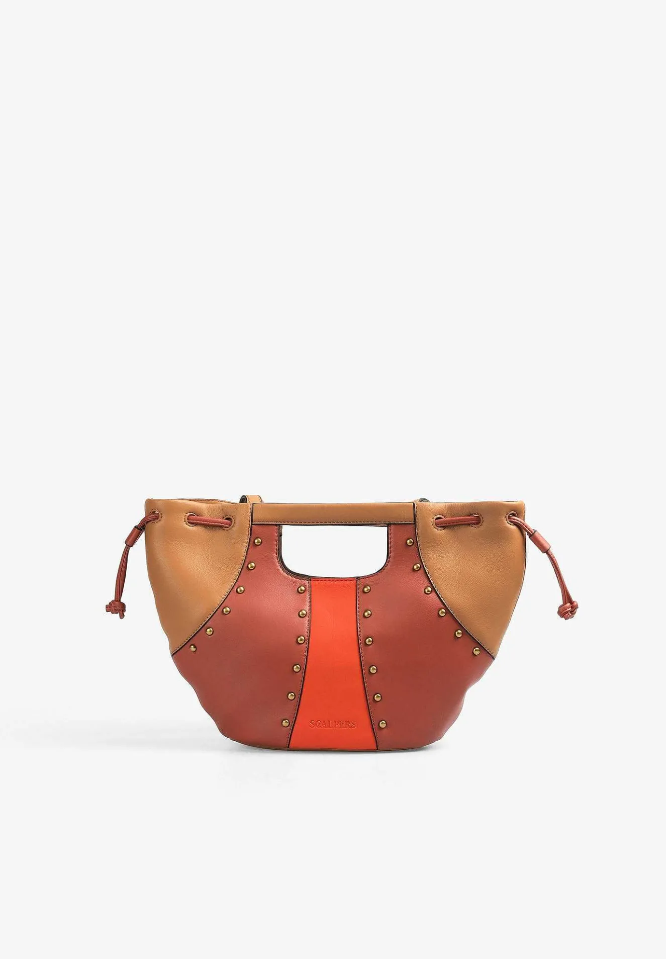 Scalpers Fur<Tricolor Leather Shoulder Bag