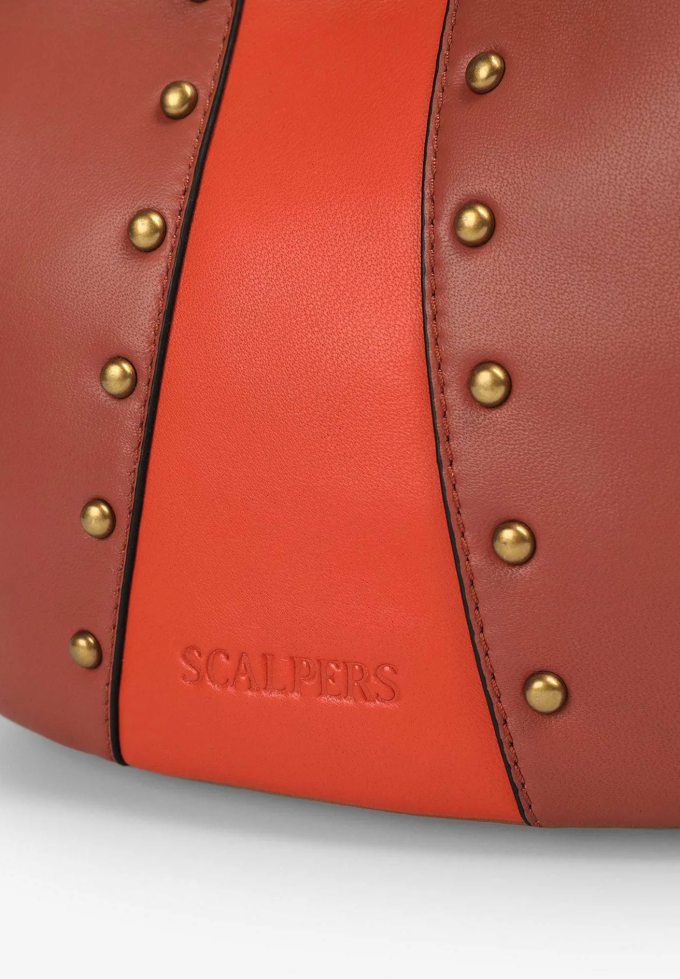 Scalpers Fur<Tricolor Leather Shoulder Bag