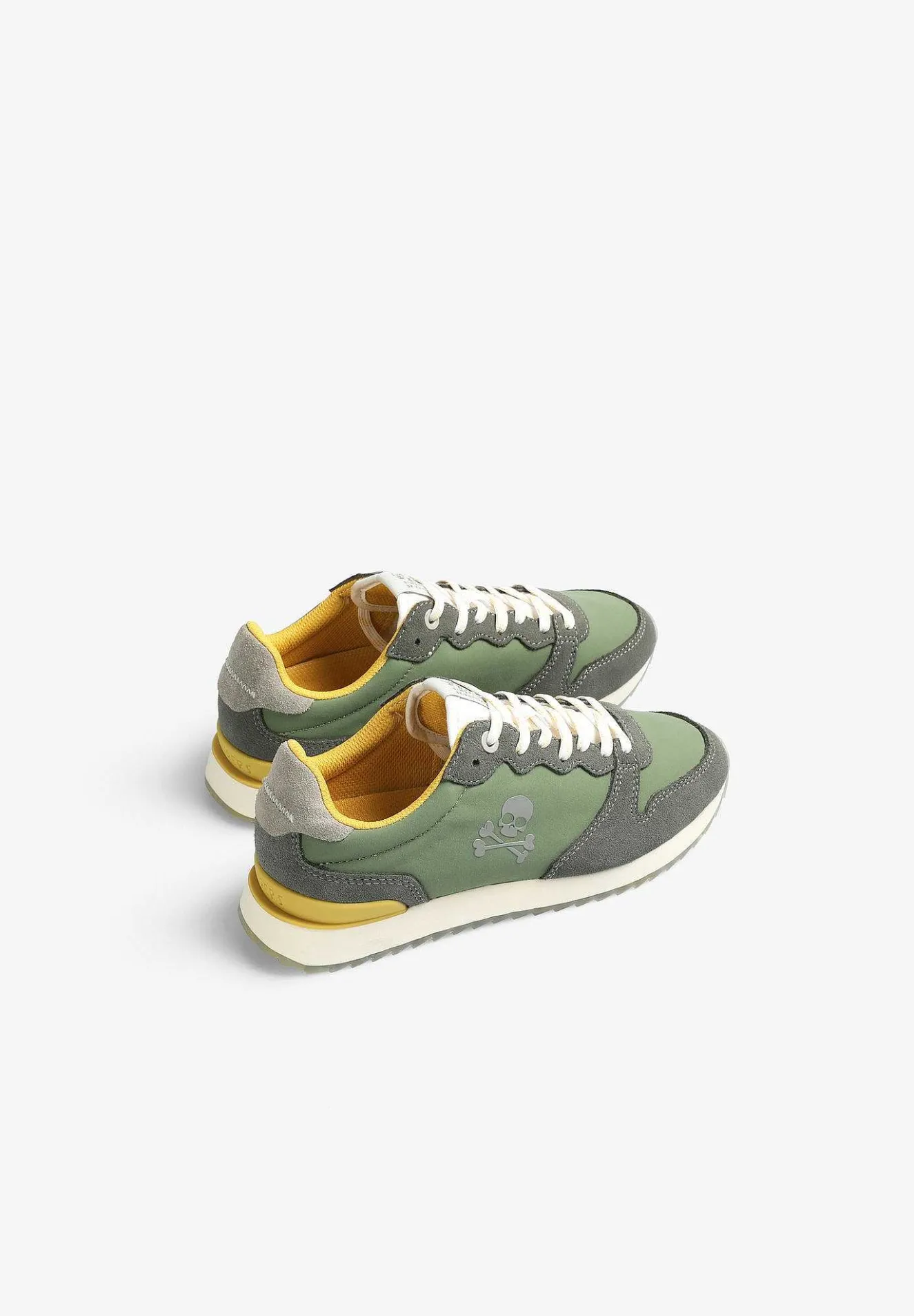 Scalpers Footwear<Tricolor Skull Sneakers