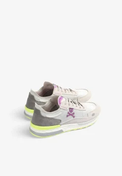 Scalpers Sneakers<Tricolor Suede Sneakers
