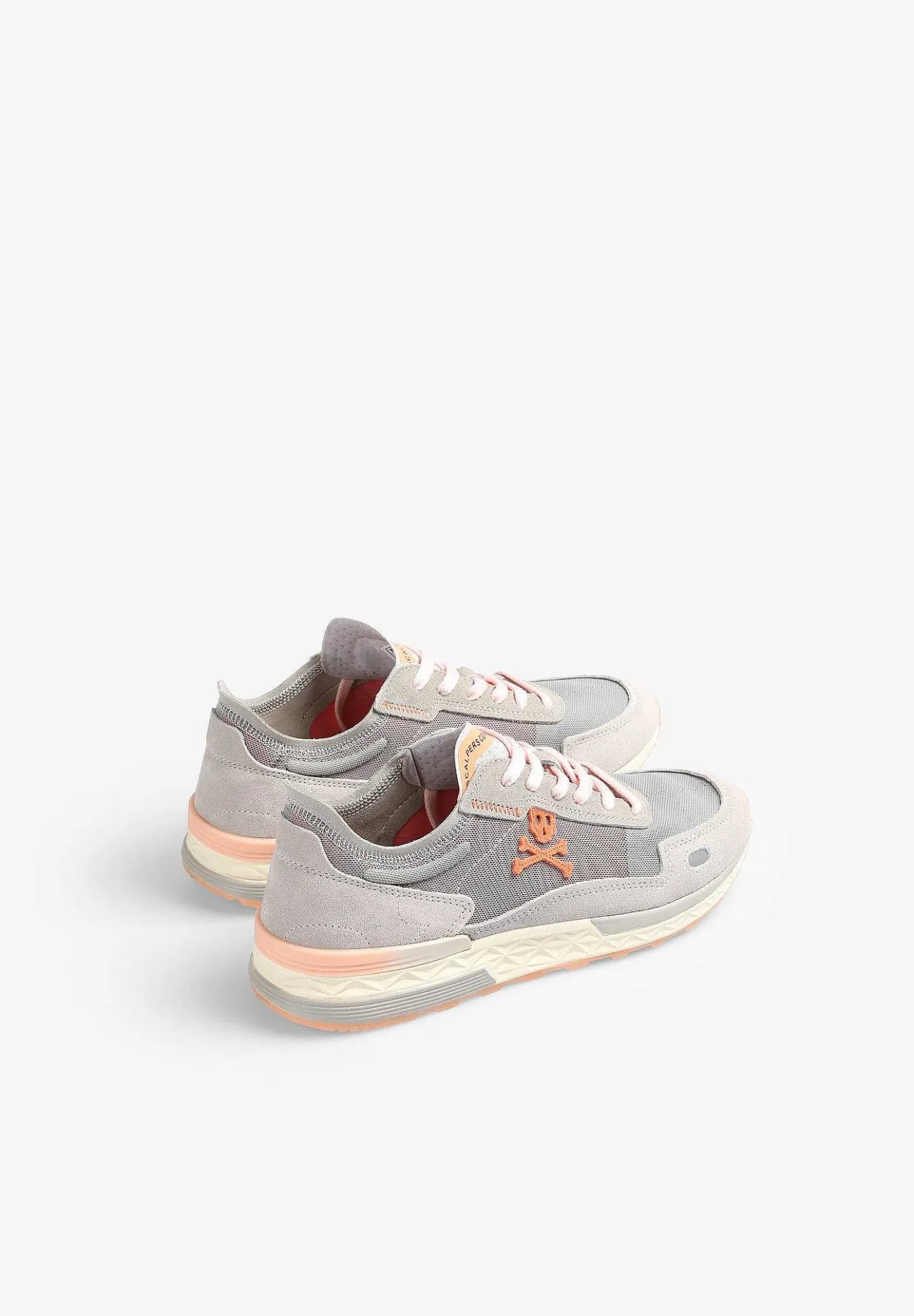 Scalpers Sneakers<Tricolor Suede Sneakers