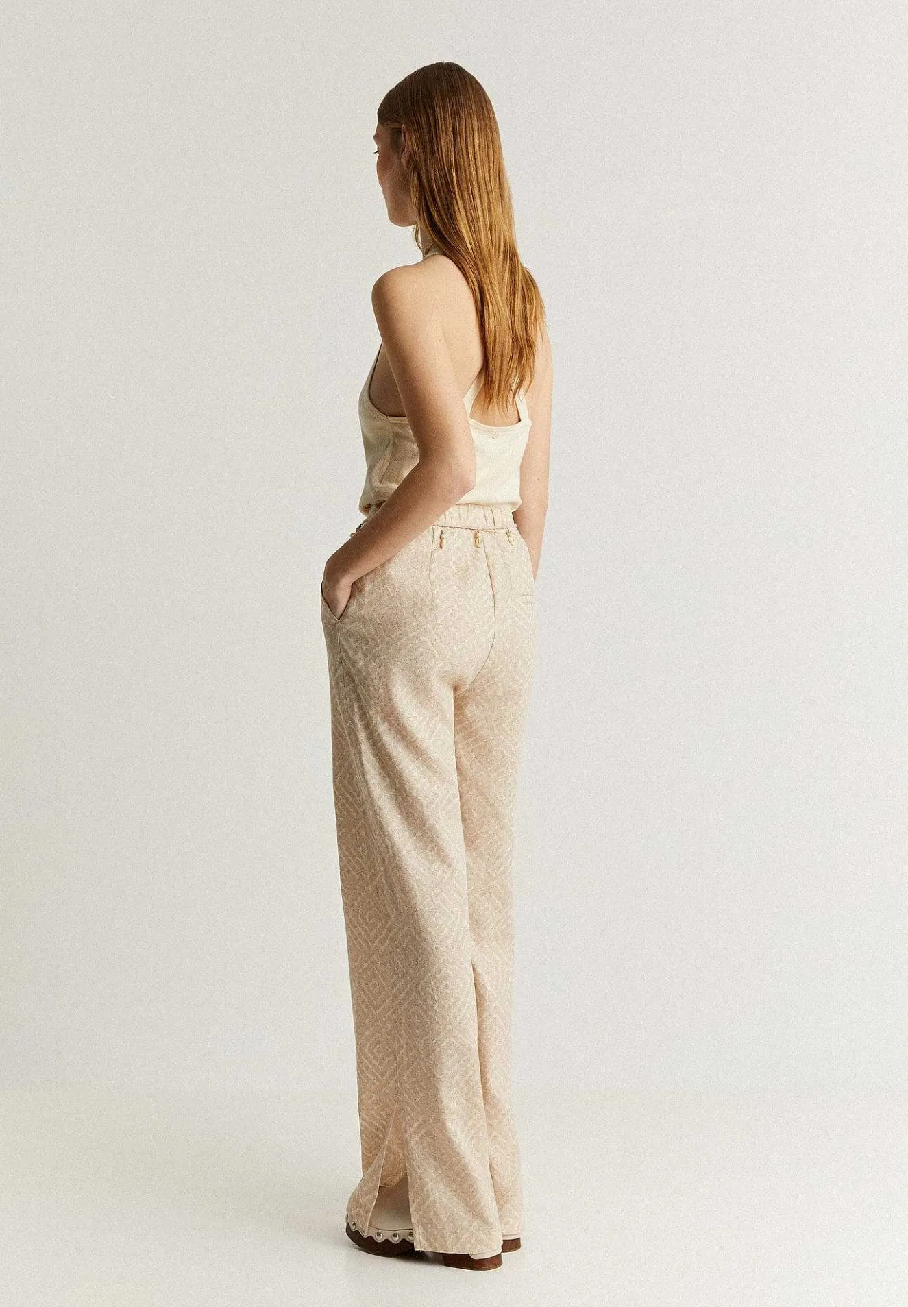 Scalpers Pants<Trim Print Pant