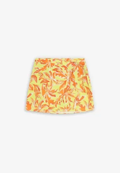 Scalpers Skirts<Tropical Linen Mini Skirt