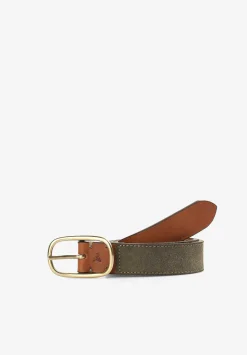Scalpers Belts And Suspenders<Two-Tone Leather Belt