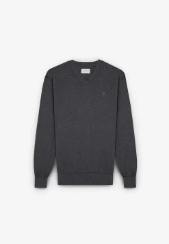 Scalpers Sweaters And Cardigans<V Neck Skull Sweater