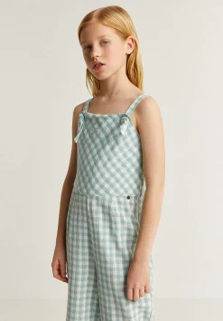 Scalpers Pants And Overalls<Vichy Texture Dungarees