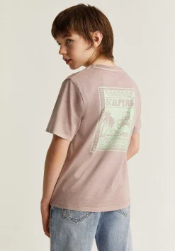 Scalpers Tshirts<Washed Back Print T-Shirt
