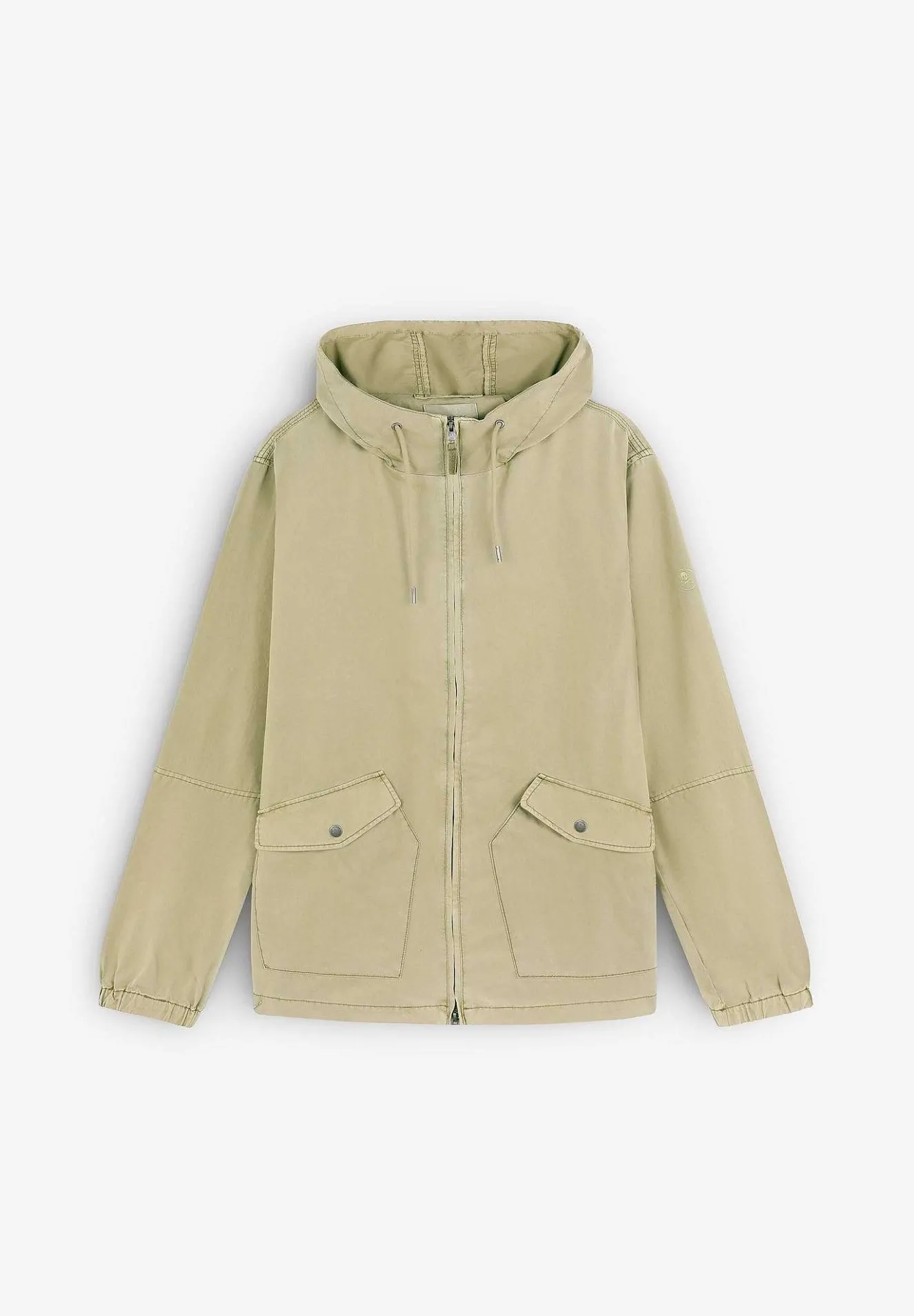 Scalpers Jackets And Jackets<Washed Effect Jacket