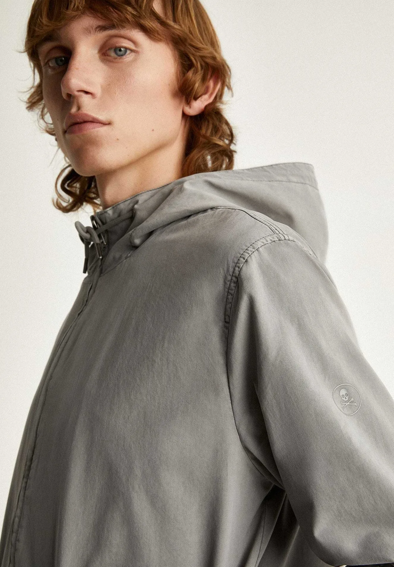 Scalpers Jackets And Jackets<Washed Effect Jacket