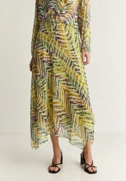 Scalpers Skirts<Zebra Print Midi Skirt