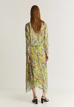 Scalpers Skirts<Zebra Print Midi Skirt