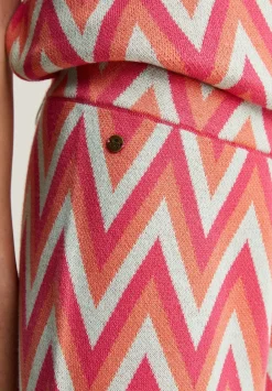 Scalpers Pants And Overalls<Zig Zag Knitted Pants