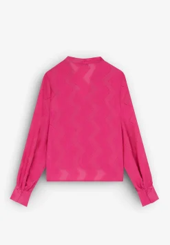 Scalpers Shirts<Zigzag Jacquard Blouse