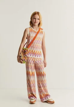 Scalpers Tshirts<Zigzag Knit Top