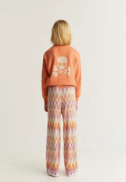 Scalpers Pants And Overalls<Zigzag Knitted Pants With Low Detail