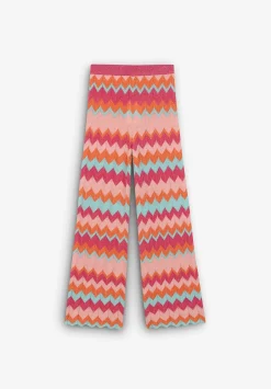Scalpers Pants<Zigzag Lurex Knitted Pants
