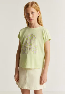 Scalpers Tshirts<Zigzag Print Skull T-Shirt