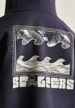 Scalpers Sweatshirts<Zipper Hooded Sweatshirt