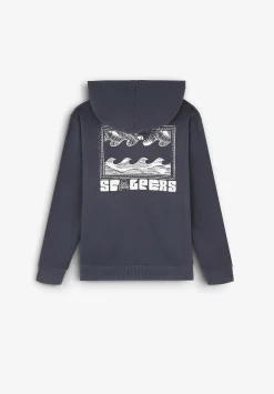 Scalpers Sweatshirts<Zipper Hooded Sweatshirt