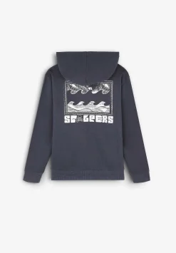 Scalpers Sweatshirts<Zipper Hooded Sweatshirt